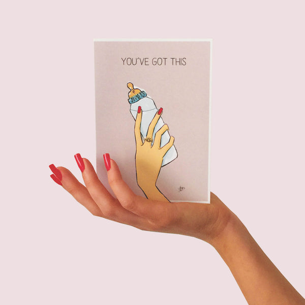 "Thoughtful Goddess" pack of 6 cards