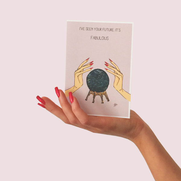 "Thoughtful Goddess" pack of 6 cards